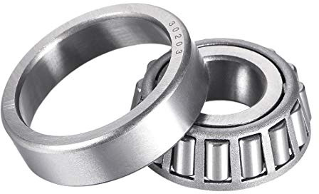 sourcing map 1 Stück 30203 Kegelrollenlager 17x40x13mm Wälzlagerstahl​Lager für Auto, Maschinen, Industriegetriebe, Reducer und Landmaschinen