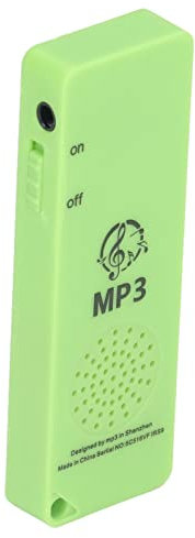 Lecteur MP3 Multifonction Portable, Prise en Charge du Lecteur de Musique Numérique Enregistreur Vocal avec Carte Mémoire de 64 Go pour le Sport, pour le Divertissement des écouteurs, pour(Vert)