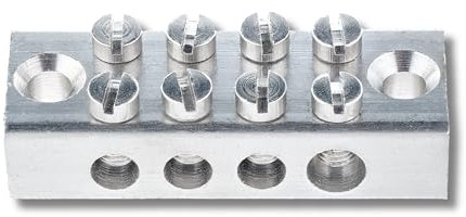 Evoges 4 Way Earth Terminal Block, Brass