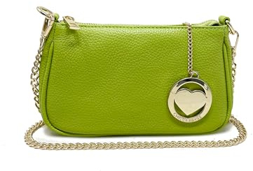 Chicca Borse Borsetta da donna in pelle, borsa a tracolla clutch
