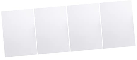 BELLIFFY Berechnungspapier 4 Stück Weißes Augenschutzpapier für Schüler mit Praktischer Selbstgemacht Funktion und Stabilem Papier für Büro und Studium