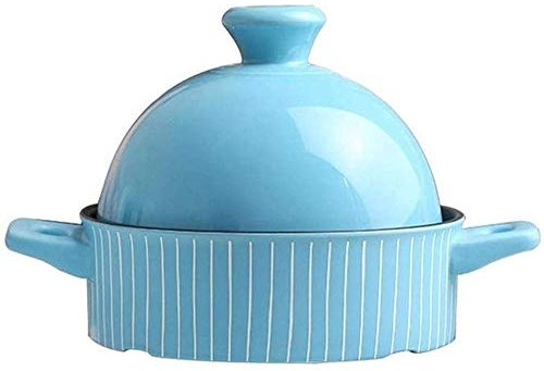 Nuove Piccole pentole in Ceramica con Coperchio per Cucinare a casa, usate per cuocere a Vapore Le Uova, Le zuppe, Le pentole economiche per Il Forno, Le pentole Calde, Le pentole
