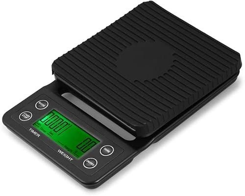 Bilance di precisione per alimenti con funzione di Bilancia digitale for alimenti da cucina rossa Bilancia elettronica a LED Bilancia elettronica da cucina con peso for alimenti 3000 g / 0,1 g(Red)