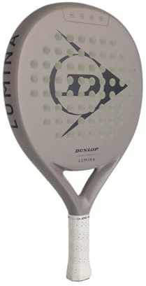DUNLOP Racchetta Padel Lumina Light Grey - Esclusiva Amazon - Telaio in grafite, anima Pro EVA, 365g