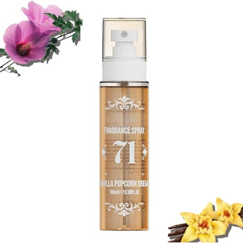 Parfüm Bodyspray Damen, Long Lasting Fragrance Spray, 100ml Fruchtiges Body Mist,Hair and Body Fragrance Mist,Feuchtigkeitsspendende Befeuchtet die Haut Aerosol (Orange)