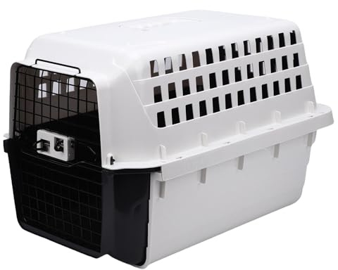 Hamwesh Kattbärare, Bärbar Plastreselåda i Plast, Bekväm Katttransportlåda med Stort Utdragsutrymme för Utomhusresor Till Veterinärbesök