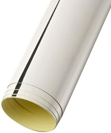 BlesConi Sticker mural miroir pour salle de bain et salon - Film acrylique réfléchissant - 50 x 150 cm, 0,1 mm d'épaisseur, facile à appliquer (50 x 100 cm)
