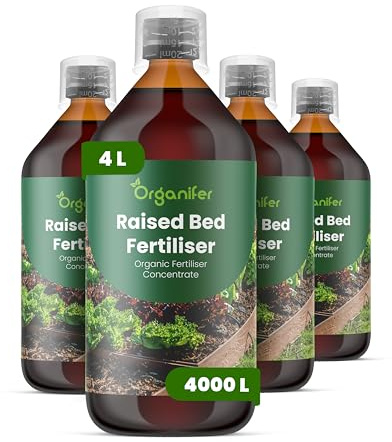 Fertilizante Líquido Para Huerto Elevado - 4x1L - NPK 2-1-8