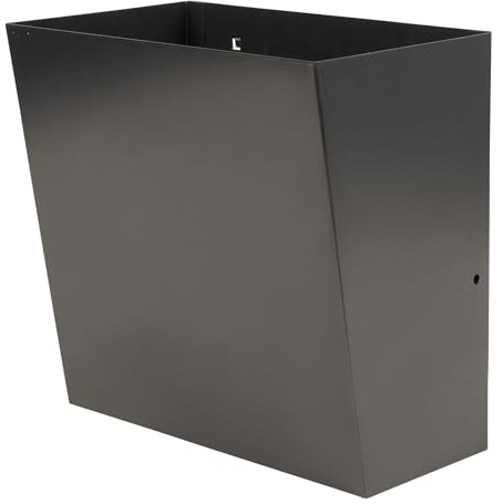 STIER Papierkorb Werkstattwagen leer, Farbe Anthrazit, zur Aufnahme von Abfall, Müllkorb als Zubehör für Werkstattwagen, Variabel montierbar