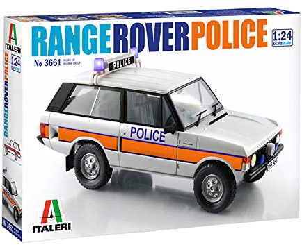 ITALERI 3661S - 1:24 Range Rover Police , Modellbau, Bausatz, Standmodellbau, Basteln, Hobby, Kleben, Plastikbausatz, detailgetreu