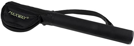 perfk 1 Piece Ruttenfutteral Rutentaschen Fliegenrute Organizer 600D Wasserdichtes 60cm