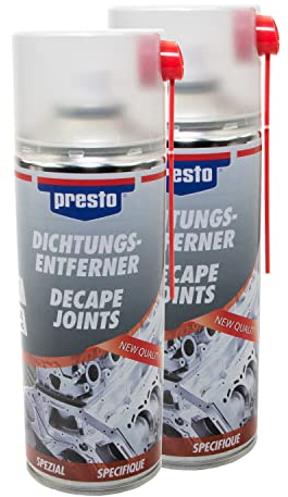 Dichtungsentferner Spray Dichtung Klebstoff & Öl Entferner Presto 157080 2 X 400 ml