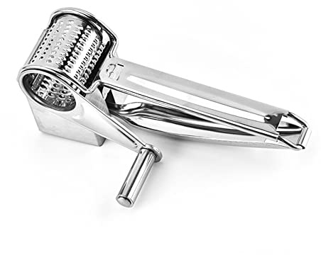 Rotary Käse Reibe Gemüse Chopper Edelstahl Multifunktion ale Mandoline Slicer Chopper Runde Grater Spiral izer Küchen-Gadgets (1 Stück)
