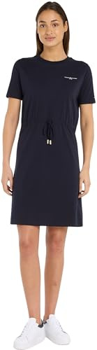 Tommy Hilfiger Women 1985 Reg Mini Corp Tee DRSS SS T-Shirt Dresses, Blue, XXS