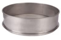 INTCHE Tamiz de acero inoxidable de 30 cm para máquina de tamiz vibrante de harina china eléctrica (color: 5 cm de altura)