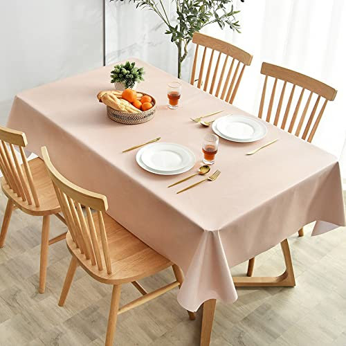 XQSSB Tischdecke Tischwäsche Tischtücher Wasserabweisend PVC Tischdecke Wachstuchdecke Färben Sie Eine 90 × 90 cm