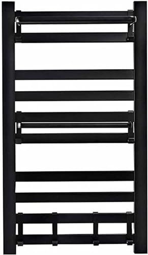 QIANMEI Scalda Asciugamani Scaldasalviette Elettrico da Bagno A 10 Barre, Portasciugamani Riscaldante, Scaldasalviette for La Casa, Radiatore Scaldasalviette Riscaldato, Portasciugamani Collegato