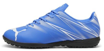 PUMA Attacanto Turf Herren-Sneaker, Fußballschuhe, Bluemazing-puma White, 45 EU
