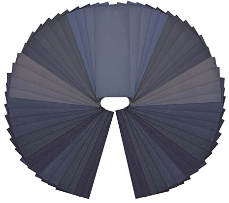 36/42 papeles de lija húmedos y secos de grano 120 a 3000, papel de lija de 9 x 3.6 pulgadas para lijado automotriz, maderas, muebles, acabado, papel de lija para lijadora, papel de lija para llantas
