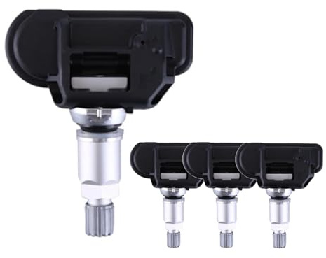 lcyen 4 stycken däcktryckssensorer A0009050030 däcktryckskontrollsystem RDKS 433 MHz för Mercedes Benz E400 GLE400 GLCES klass A B C GL GLA GLK MR 2007–2015 A4479051704 W176 W205 C207 W212