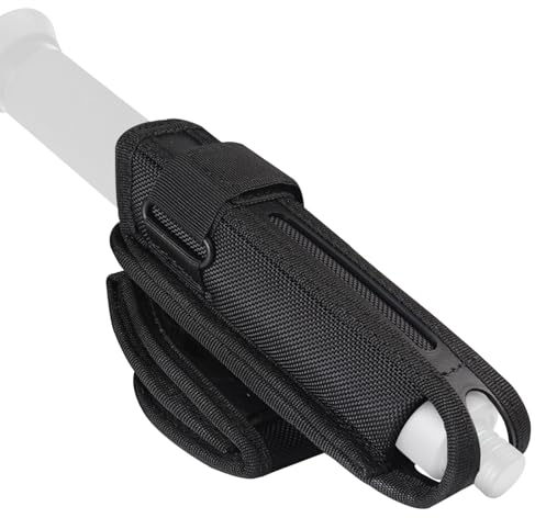 Schlagstockhalter,360 Grad Drehbarer Schlagstockholster,Tragbare Schlagstocktasche,Erweiterbare Schlagstockabdeckung mit Schnellverschluss,Tactical Molle-Schlagstocktasche,16-21 Zoll