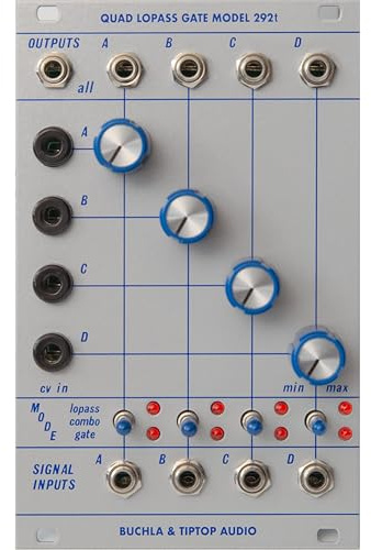 Tiptop Audio Model 292t Quad Lopass Gate - Filter Modular Synthesizer