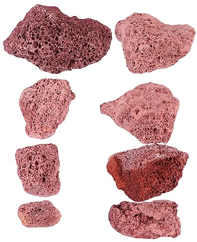 VICASKY 500g Steine Filtermedium Naturstein Filterstein Biofiltermedium Dekosteine Aquarium Gartenboden Blumentopf