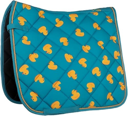 HKM Naples Schabracke, Blau/Gelb, Dressur