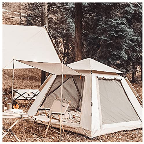 Meilleure Tente étanche 4 Personnes Spacieuses tentes Pop-unts Stables de tipi Adulte Robuste extérieur pour Le Camping