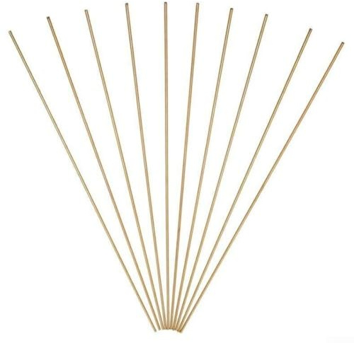 Brass Rod Wires 2mm x 250mm Welding Brazing Soldering Rods for Metal Repair Tools Workshop Equipment Gold Color 20 Pack