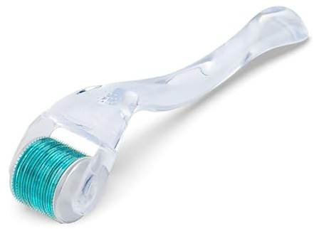 HMCEY Derma Roller Beard,Derma Roller Microneedling Cheveux Repousse,Rouleau Barbe Avec 540 Micro Aiguilles,Microneedling Visage Anti Vieillissement,Réduit La Perte De Cheveux pour Homme Femme