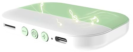 Generico Cuscino Altoparlante,Altoparlante Wireless Portatile - Casse Sotto Cuscino per Dormire - Meditazione Hotel Dormitorio Campeggio Viaggiatori Insonnia
