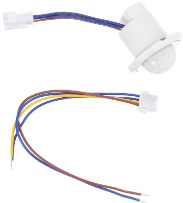 iplusmile Interrupteur de Temporisation à Capteur de Mouvement Pir Sensibilité Lumineuse Réglable, Détection Automatique, Angle 110°, Distance 4-6m, pour Éclairage Sous-lit et Placard