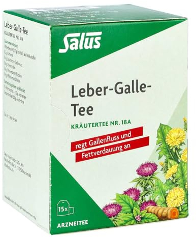 Leber Galle-tee Kräutertee Nummer 1 8a Salus Filterb. 15 stk