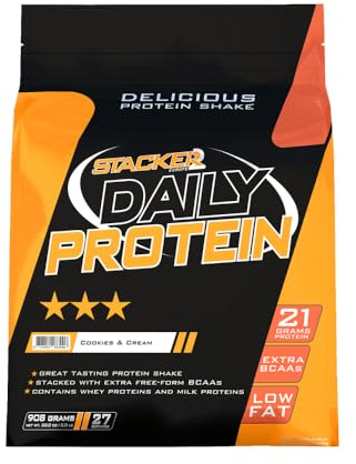 Stacker2 Daily Protein (908g) Strawberry - Proteiner - Proteinblandning