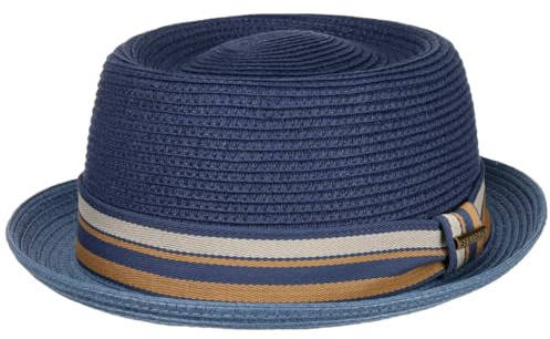 Stetson Licano Chapeau Pork Pie Protection UV 40 Unisexe Printemps Ete