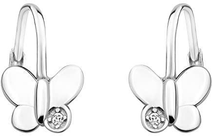 SOFIA MILANI - Damörhängen i 925 Silver - med Zirkoniastenar - Örhänge med Fjäril - E1654