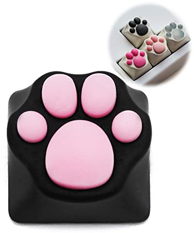 Esc Touche De Clavier Mecanique Katzen Pfote Keycap Custom Artisan Personnalisées Cherry MX Switch Mignon DIY Cadeau pour Les Amateurs de Jeux Vidéo Garçon Black