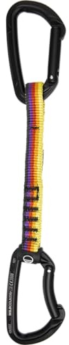 Wild Country Session Quickdraw Bunt-Schwarz - Robustes vielseitiges Express-Set, Größe 17 cm - Farbe Heritage