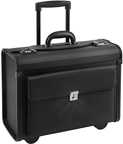 D & N Business & Travel 2 Rollen Pilotentrolley 38 cm Laptopfach