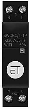 Tuya Wifi Intelligent,Sunydog Timing Disjoncteur Installation Smartphone APP Contrôle Compatible avec et Assistant Tmall Genie Voice Control