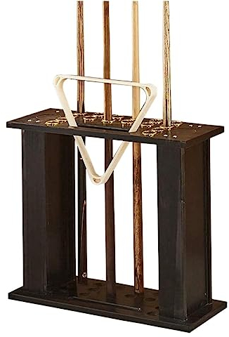 UTOQIA Billard Queue Halter Hält 16 Pool-Queue-Sticks, Nur Billard-Pool-Queue-Racks Mit Bodenständer Und Zubehör Für Billard-Billardtische Billard Queue Halterung