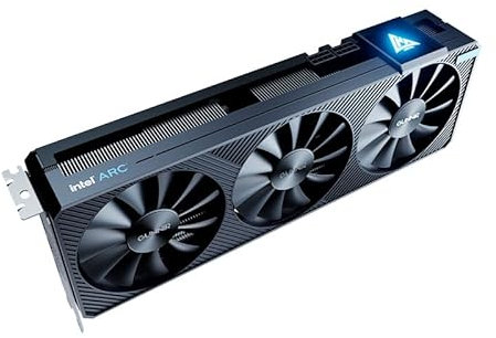 WEELIAO GUNNIR Intel Arc A770 Photon 16G OC - Scheda video da 2400 MHz, 16G 256-bit GDDR6, PCIE4.0, 1 HDMI, 3 DP, 3 ventole, TBP 285