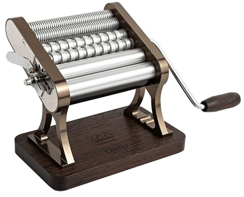 Marcato Otello Heritage OT-CHS-HER Nudelmaschine, Aluminium & Holz