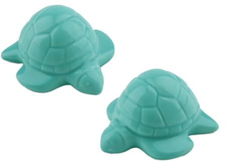 Tinoaly 2 Cache Vis Toilettes Céramique Tortue Mer, Motif Animaux Mignons Accessoire D'installation Facile Pour la Décoration de la Salle de Bain
