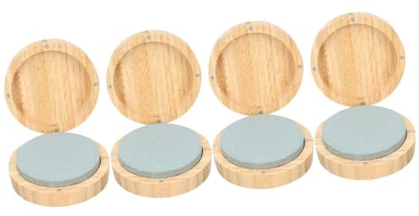 Tofficu 4 Pièces Pierre à Aiguiser Ajusteur D'outils De Jardin Hacher Taille Pierre à Polir Kit D'aiguisage Pierre Kit D'affûtage Corindon Blanc