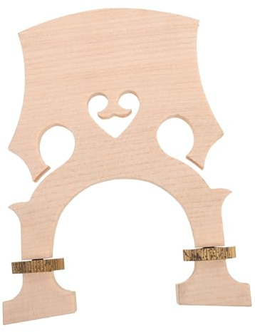 CLISPEED Violonchelo Puente Ajustable de Madera de Arce para Violonchelo Europeo Puente Alto Accesorio de Repuesto para Cello Uso Concierto