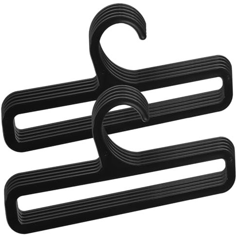 EXAOMBLE Organizzatore Per Sciarpe e Appendiabiti Per Sciarpe in Plastica, Porta Sciarpa Multiuso e Gancio Per Cintura Resistente, Set Da 10 Pezzi Per Armadio e Casa