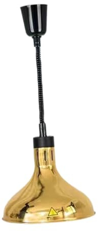 YIXANNX Lámpara de calentamiento para bufés con preservación de humedad y equipo calentamiento telescópico, adecuada para cafeterías, hoteles y restaurantes. Lámparas telescópicas, Oro, 60-180 cm