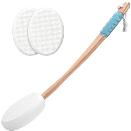 Applicatore Di Idratante Per La Schiena Spugna Esfoliante Per La Schiena | Applicatore In Spugna Da Bagno Per Idratante Protezione Solare Autoabbronzante Bagno Doccia Spa Domestica